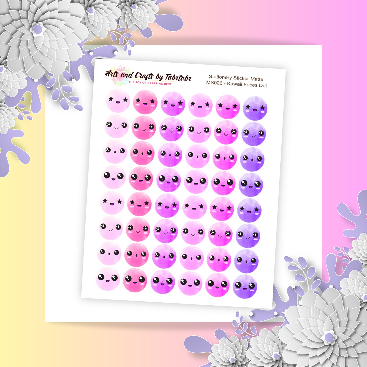 Decorative Sticker Sheet