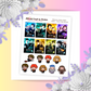 Movie Cinematic Harry Potter Collection | Planner Stickers | Movie Stickers | Bullet Stickers | MS041 | White Sticker Matte