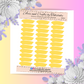 Sticky Cloud | Washi Tape | Journaling | Yellow | RMB18 | White Sticker Matte