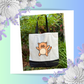 Snoey and Nixie | Tote Bag | Pokemon Theme - Charmander Pig | Pig Bag