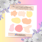 Sticky Note - Washi Tape | Journaling | RMN01 | White Sticker Matte