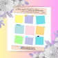 Sticky Note - Washi Tape | Journaling | RMN02 | White Sticker Matte