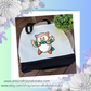 Snoey and Nixie | Tote Bag | Pokemon Theme - Rowlet Pig | Pig Bag