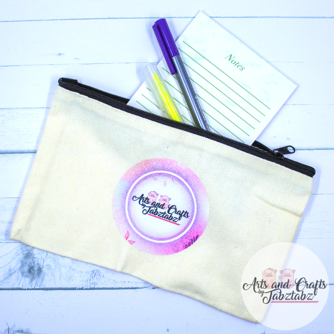 Pencil Case | Stationery Bag | Arts and Crafts by Tabztabz 8.3"x5"