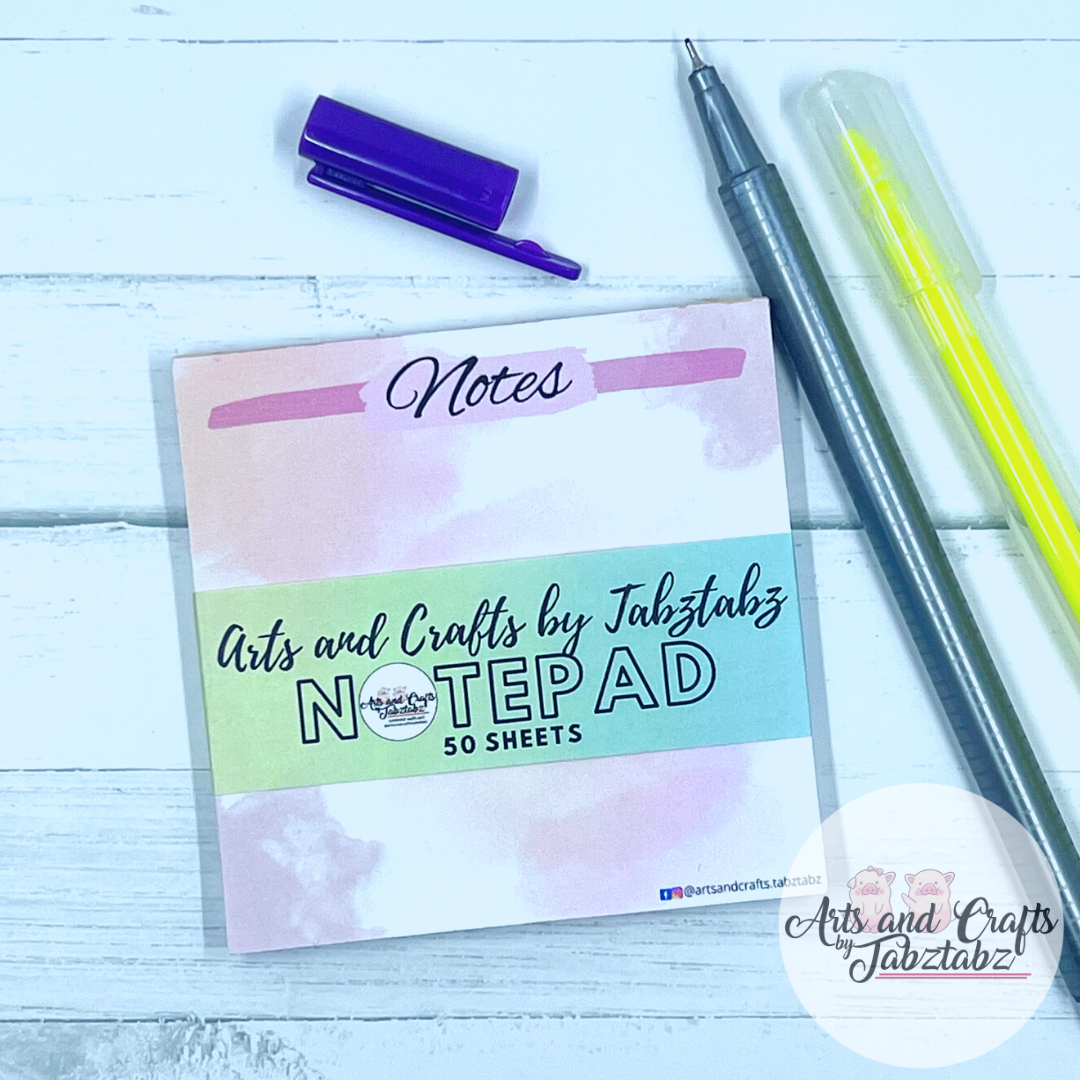 Notepad | Handmade | Arts and Crafts by Tabztabz