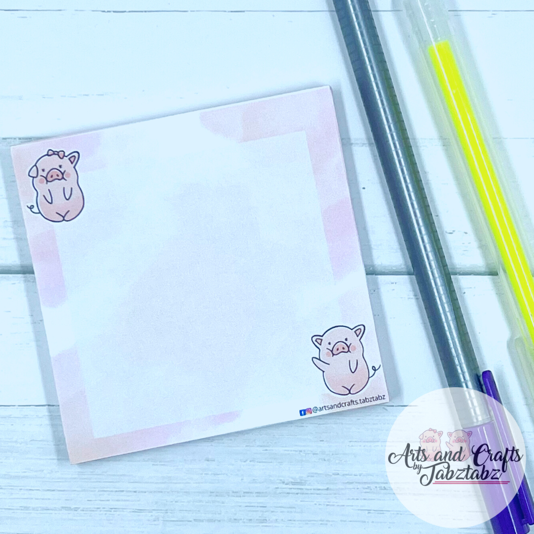 Snoey and Nixie Notepad | Handmade | Arts and Crafts by Tabztabz