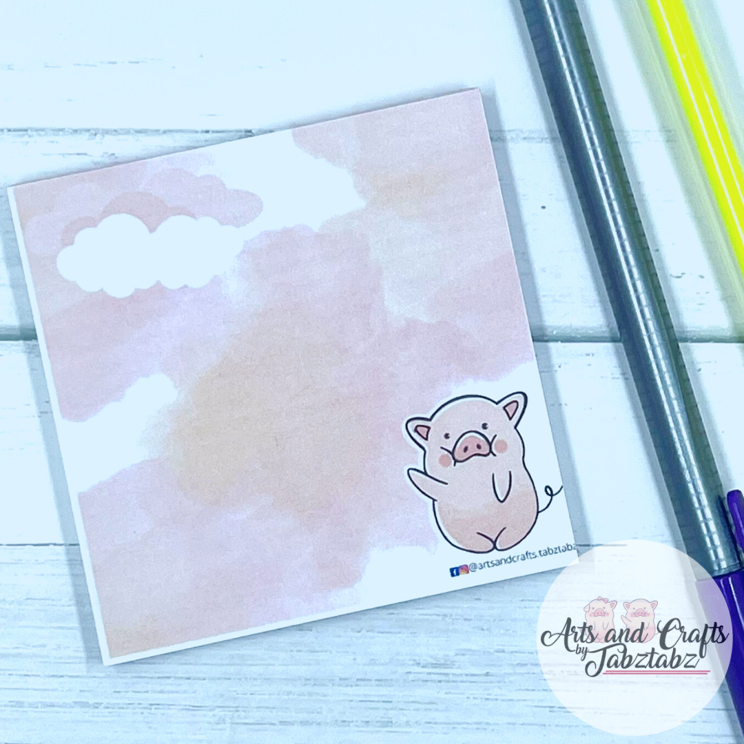 Snoey Notepad | Handmade | Arts and Crafts by Tabztabz